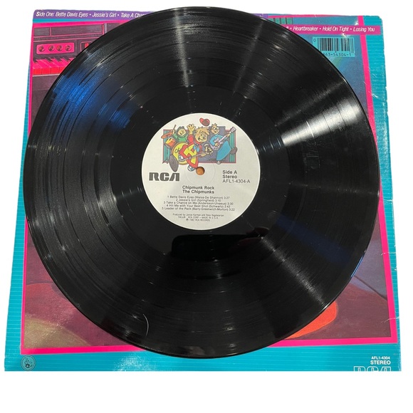 CHIPMUNK ROCK 1982 RCA Victor LP Vinyl Record.  GUC.  1982. - Picture 4 of 7